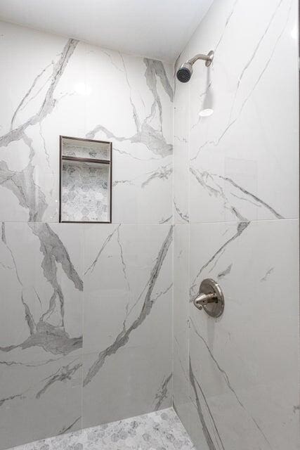 401 E Main St, Danville, KY 40422 - full bath with a marble finish shower