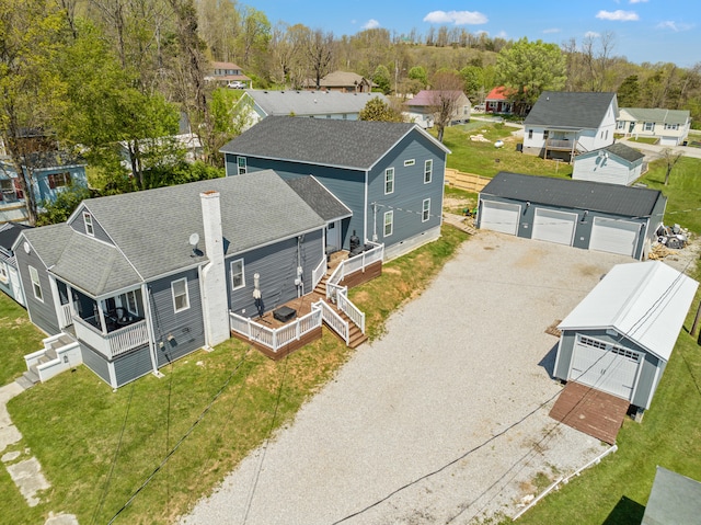 100 Lair St, Mount Vernon, KY 40456 - aerial perspective of suburban area