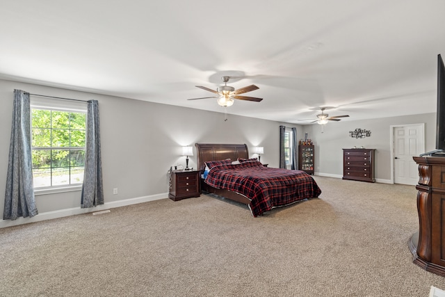 100 Lair St, Mount Vernon, KY 40456 - bedroom featuring carpet, baseboards, and a ceiling fan