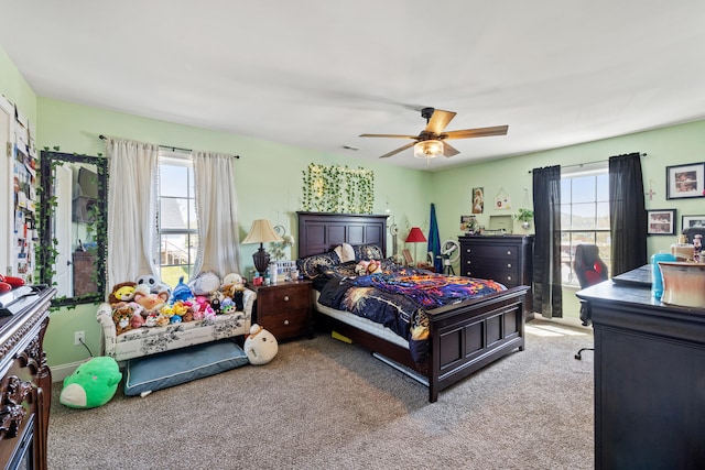 100 Lair St, Mount Vernon, KY 40456 - carpeted bedroom with a ceiling fan