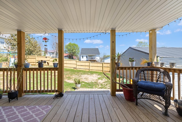 100 Lair St, Mount Vernon, KY 40456 - view of wooden terrace