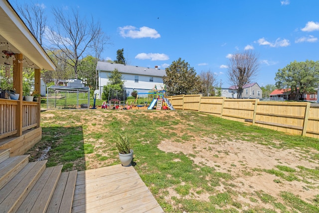 100 Lair St, Mount Vernon, KY 40456 - view of yard with a playground