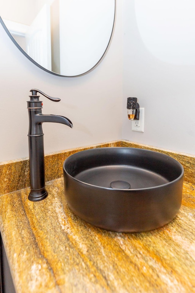 details with a sink