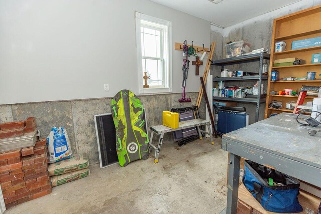 view of storage room