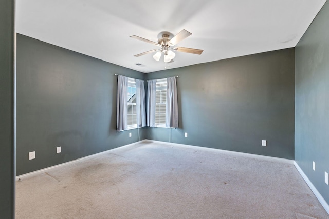 325 Long Branch Ln, Lexington, KY 40511 - empty room with a ceiling fan, carpet floors, and baseboards