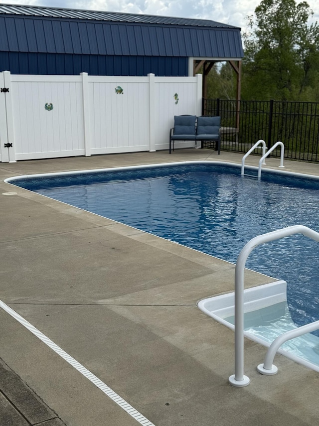 5141 Tristin Way, Catlettsburg, KY 41129 - view of pool with a fenced in pool, fence, and a patio