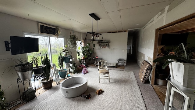 view of living area