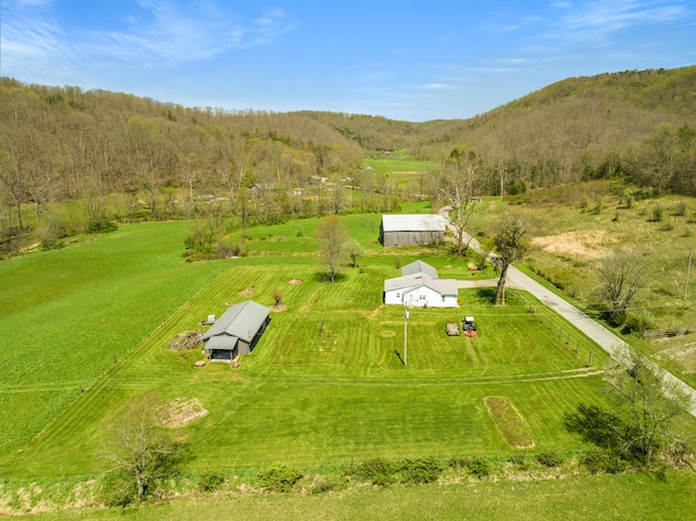 6473 Wildie Rd, Mount Vernon, KY 40456 - bird's eye view featuring a rural view