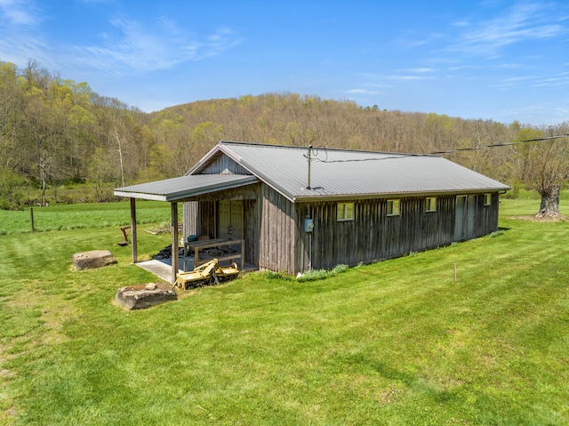 6473 Wildie Rd, Mount Vernon, KY 40456 - view of outbuilding with a view of trees