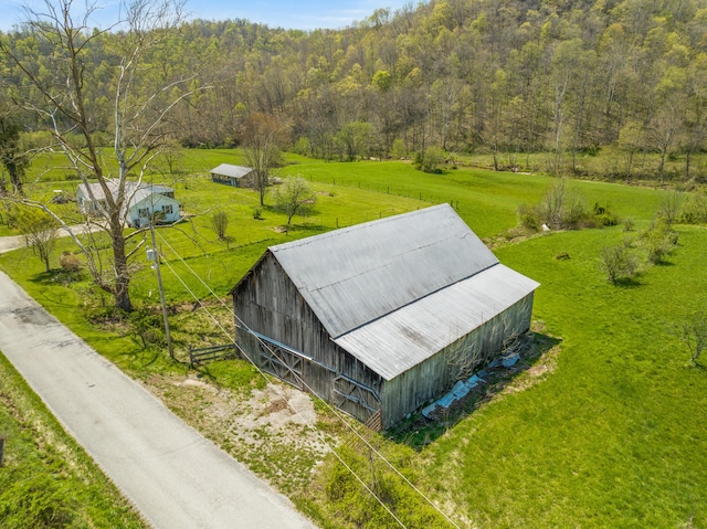 6473 Wildie Rd, Mount Vernon, KY 40456 - drone / aerial view with a view of trees