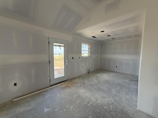 445 Wyldwood Way, Berea, KY 40403 - unfurnished room with lofted ceiling