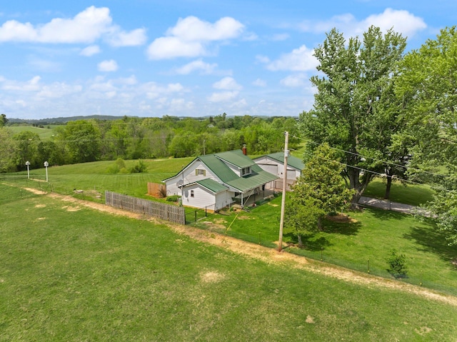 drone / aerial view