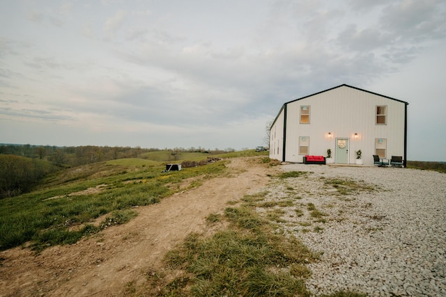 view of outdoor structure