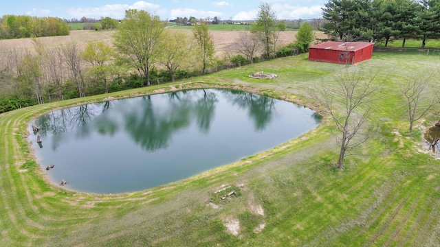 679 Mclain Rd, Springfield, KY 40069 - bird's eye view featuring a water view