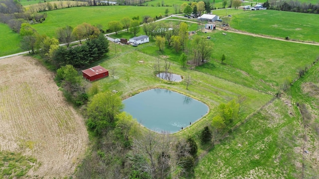 679 Mclain Rd, Springfield, KY 40069 - birds eye view of property with a rural view and a water view