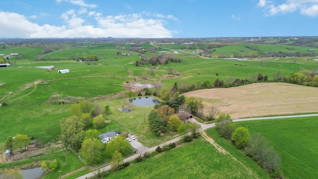 679 Mclain Rd, Springfield, KY 40069 - birds eye view of property featuring a rural view and a water view