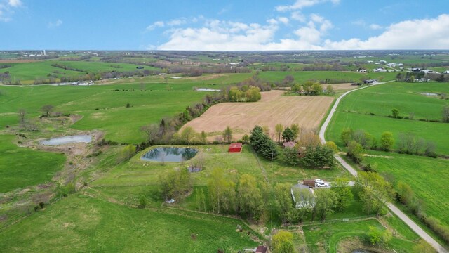 679 Mclain Rd, Springfield, KY 40069 - aerial view with a rural view and a water view