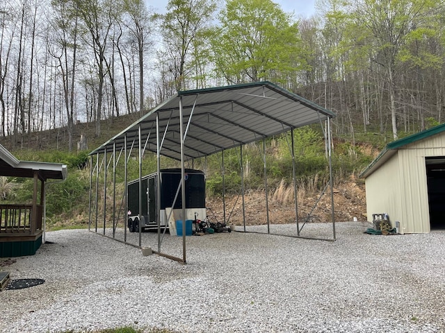 501 Smith Rd, Manchester, KY 40962 - view of parking / parking lot with a detached carport and driveway