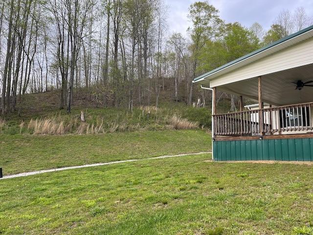 501 Smith Rd, Manchester, KY 40962 - view of yard featuring a ceiling fan