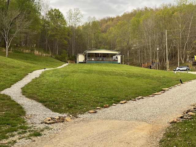 501 Smith Rd, Manchester, KY 40962 - view of property's community with a yard and a wooded view