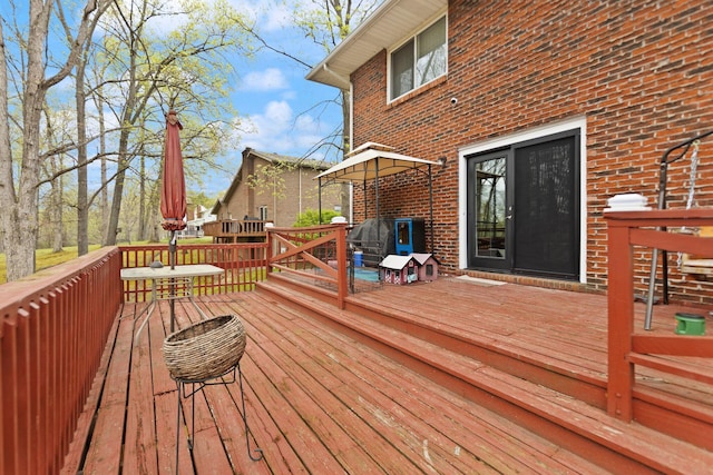 view of deck