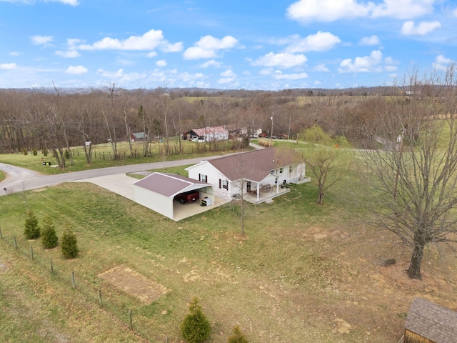 drone / aerial view