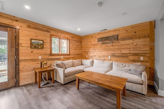 813 Westchester Dr, Lexington, KY 40502 - living area with recessed lighting, wood walls, and plenty of natural light