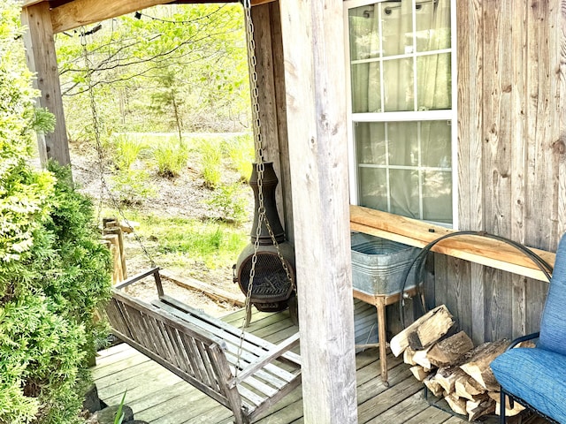 470 Cedar Bluff Rd, Monticello, KY 42633 - view of wooden deck