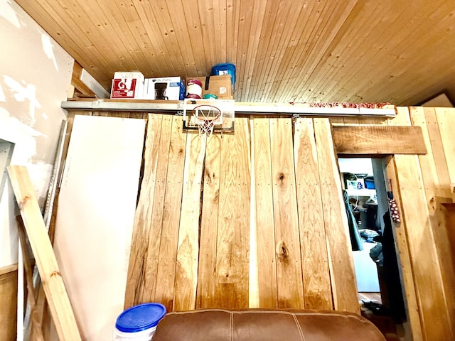 470 Cedar Bluff Rd, Monticello, KY 42633 - details with wood walls and wooden ceiling