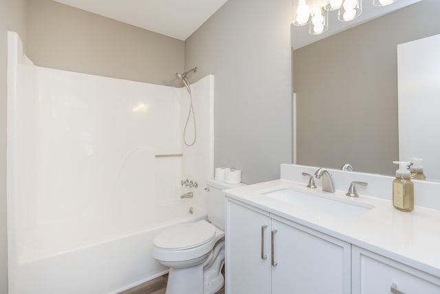 3241 Bowie Dr, Lexington, KY 40517 - full bath with toilet, vanity, and washtub / shower combination