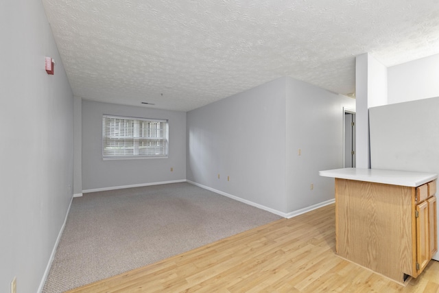 1081 S Broadway Unit 104, Lexington, KY 40504 - empty room featuring baseboards, a textured ceiling, and light wood-style floors