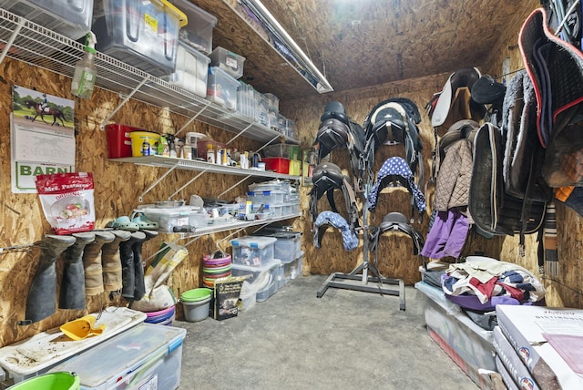 view of storage