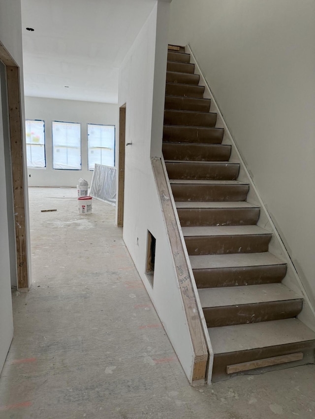 view of staircase