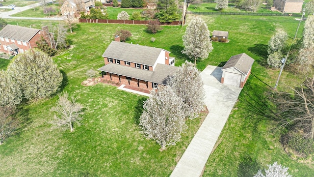 drone / aerial view