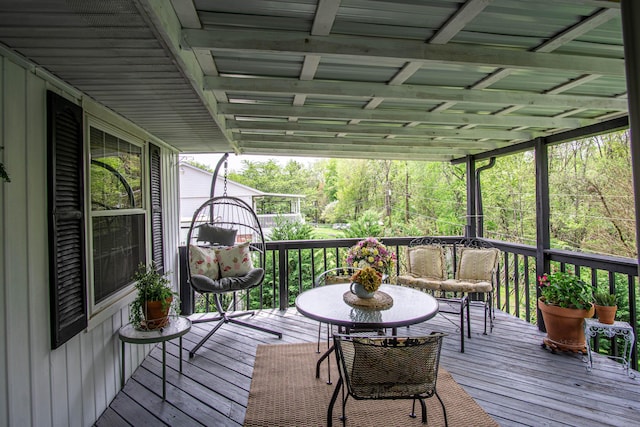 view of deck