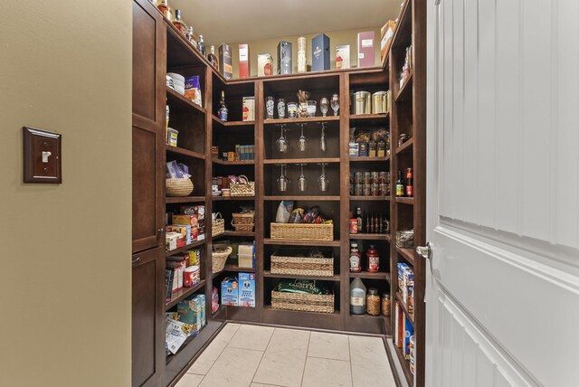 view of pantry