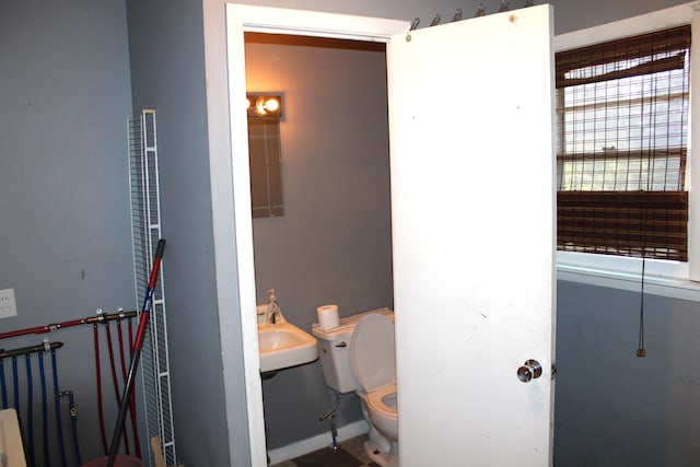 bathroom with toilet