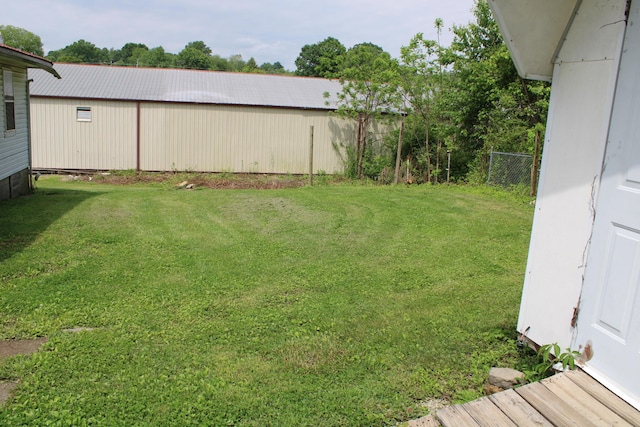 view of yard