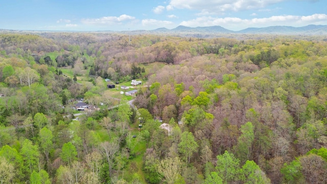 597 Snow Creek Rd, Clay City, KY 40312 - birds eye view of property featuring a forest view and a mountain view