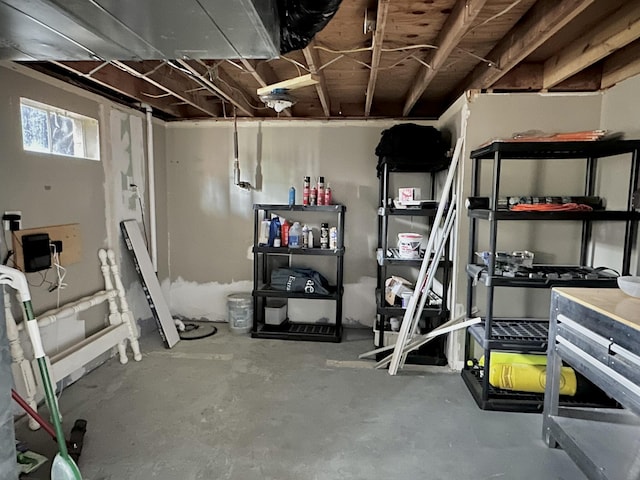 view of storage