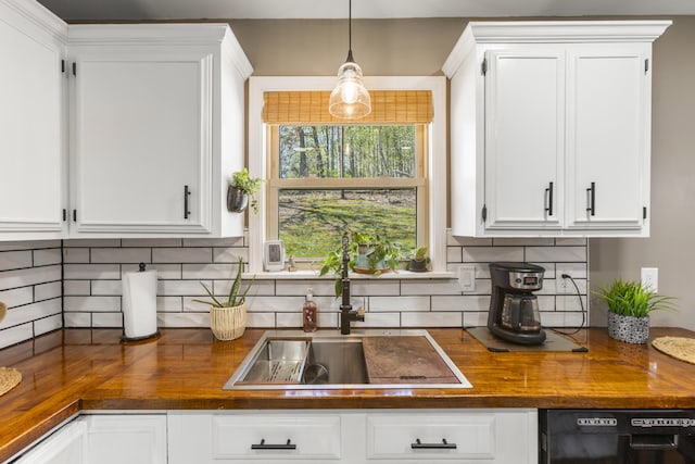 370 Poplar Ln, Morehead, KY 40351 - kitchen with dishwasher, white cabinetry, and a sink