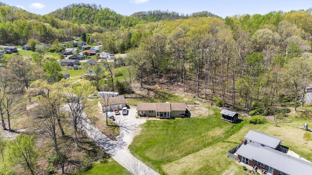 370 Poplar Ln, Morehead, KY 40351 - bird's eye view with a wooded view