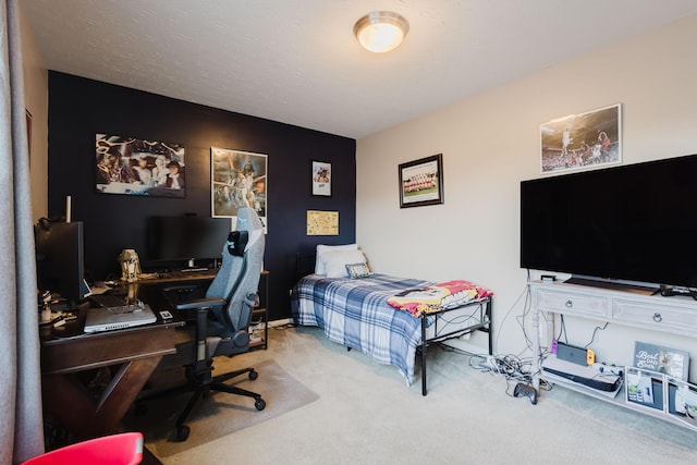 bedroom with carpet flooring