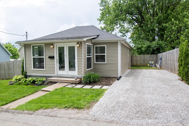 108 Central Ct, Richmond, KY 40475 - bungalow-style home with french doors and driveway
