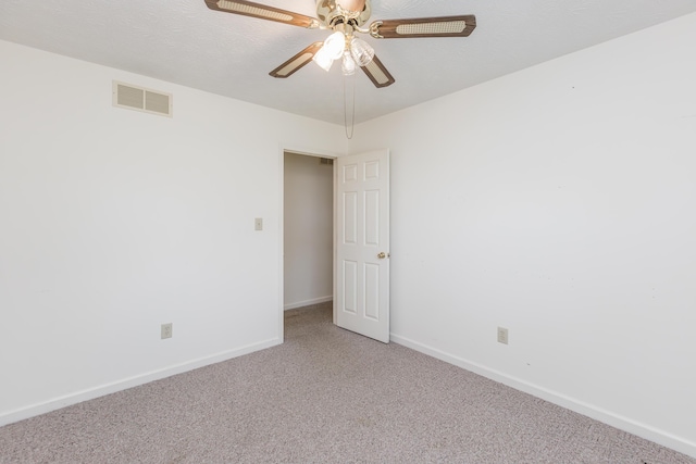 122 Barker Way, Lancaster, KY 40444 - empty room with baseboards, light colored carpet, and ceiling fan