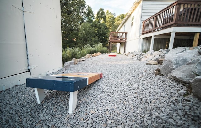 293 Deer Run Rd, Wellington, KY 40387 - view of yard featuring a wooden deck