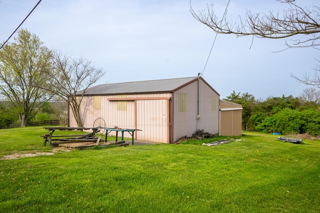 138 Hackett Pike, Richmond, KY 40475 - view of pole building with fence and a yard