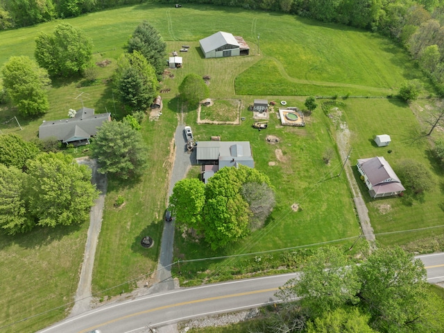 3576 Elkhorn Rd, Campbellsville, KY 42718 - drone / aerial view with a rural view