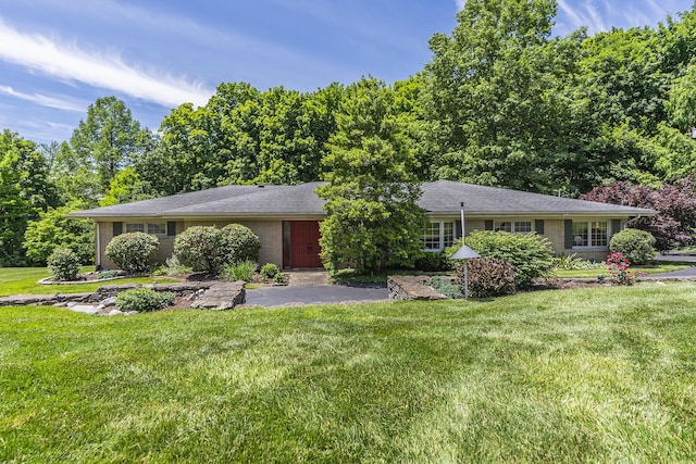 1964 Shadybrook Ln, Lexington, KY 40502 - ranch-style home featuring a front yard and brick siding