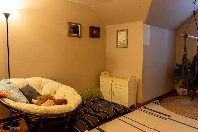 1770 Millersburg-Cynthiana Rd, Paris, KY 40361 - bedroom with vaulted ceiling and baseboards